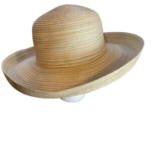 Scala Tan Packable Sun Protection Hat Women's One Size